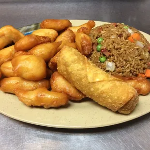dinner combination （ sweet&amp; sour chicken）