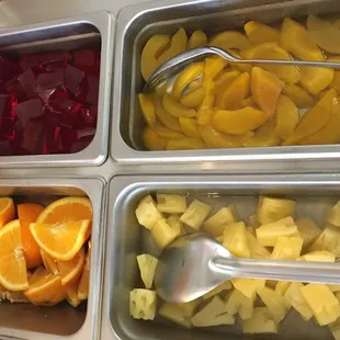 a variety of fruits and vegetables