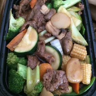Beef with vegetables