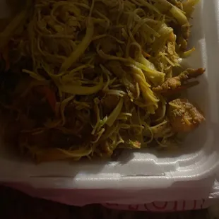 Spicy Singapore mei fun!