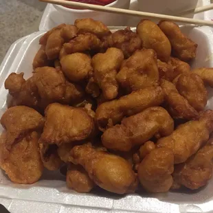 chicken wings and fried chicken, food