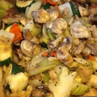 mushroom chicken