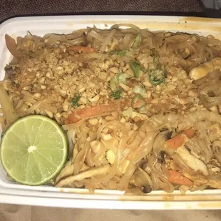 a plate of food with rice and vegetables