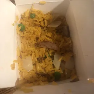 Pork fried rice