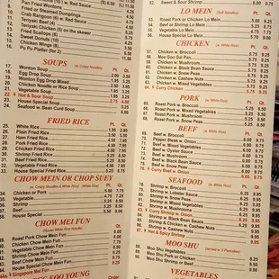 a hand holding a menu