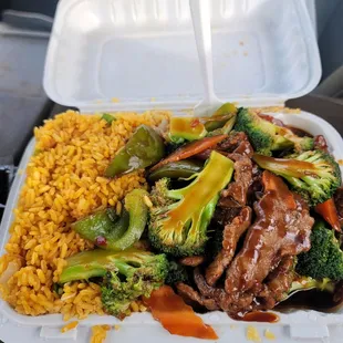 Hunan Beef lunch special