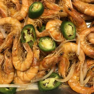 Salt and pepper shrimps