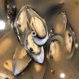 Flavorful mussels in homemade spice