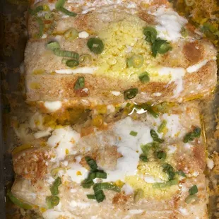 Freshly baked salmon