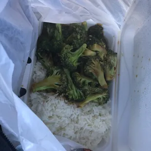 Broccoli with garlic sauce
