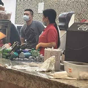 Rude lady at China Wok in Governor's Square Mall. If you see her, RUN!!!!!