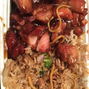 Bourbon Chicken Combo