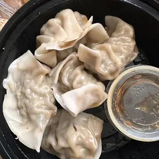 Steamed dumplings yum!