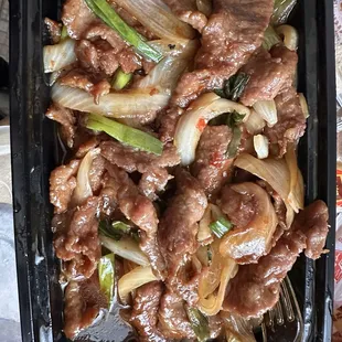 Mongolian beef