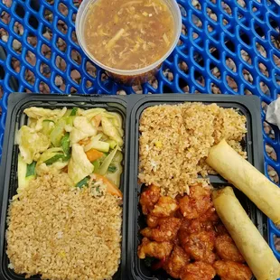 @China wok in Colorado Springs. Lunch deal can't beat the price.