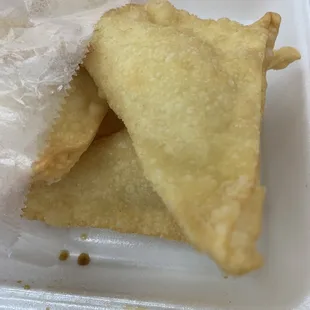 Crab Rangoon. 6 total.