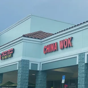 Outside. Next to Publix.