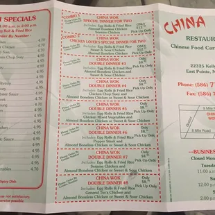 Here's their new menu.