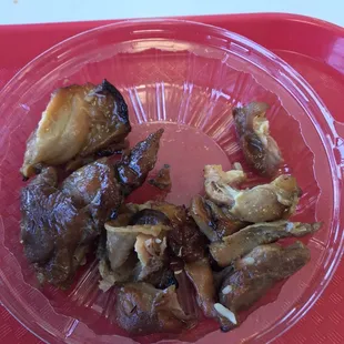 This teriyaki chicken is considered unhealthy, and is not fresh