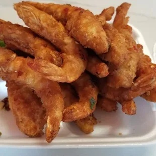 Crispy Shrimps and steam rice!  8.28.22!