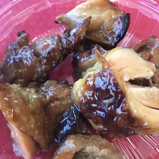 Teriyaki chicken from the bowl