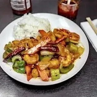 Kungpao shrimp
