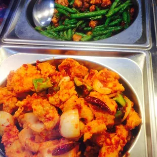 interior, chicken wings and fried chicken