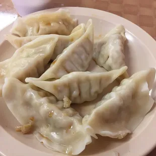 Steamed dumplings.  It was not bad