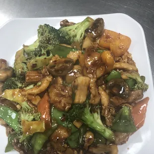 Chicken with veggies