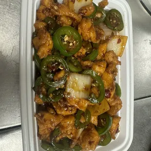 Jalapeño chicken is spicy