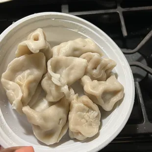 Steamed potstickers