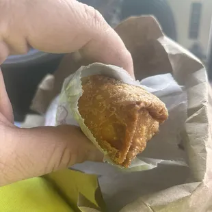Super hard overcooked eggroll