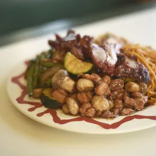 The mushroom and chicken dish is absolutely brilliant.