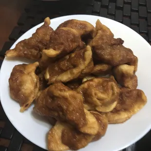 Dumplings almost burnt?