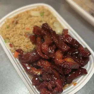 Dinner Combo Boneless Spare Ribs