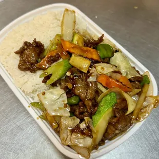 Mongolian Beef Dinner combo