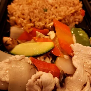 Chicken and Fried Rice