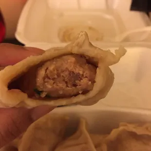 Steamed dumpling. Very good.