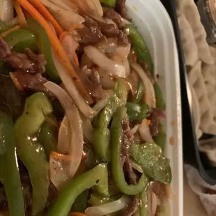Schezuan beef