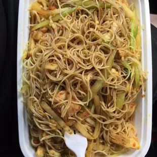 Sinapore Mei Fun. Spicy and tasty