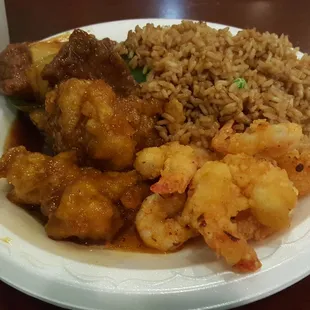 Fried rice is very good.