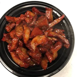 a bowl of chicken wings