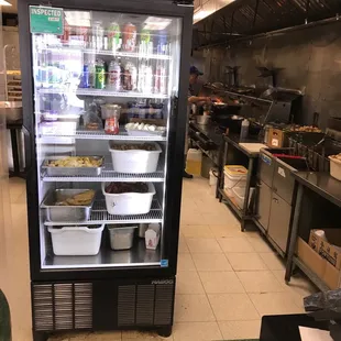 Standing from the counter