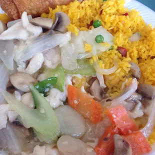 Moo goo gai pan! Yummy