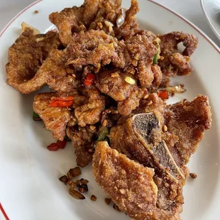 Salt and pepper spare ribs