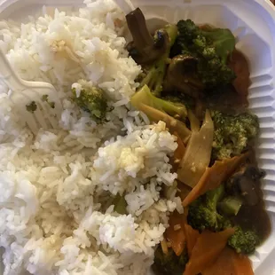 Vegetable and rice