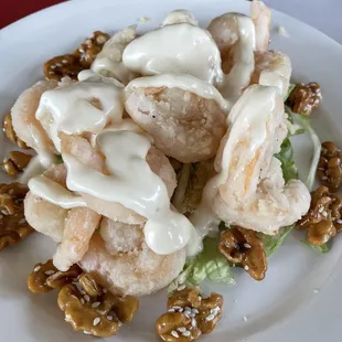 Honey Walnut Prawns