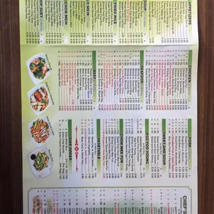China Wok Menu