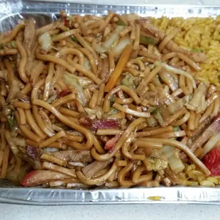 Chicken Lo mein combo