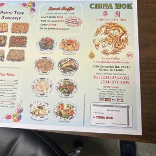 sushi and sashimi, menu